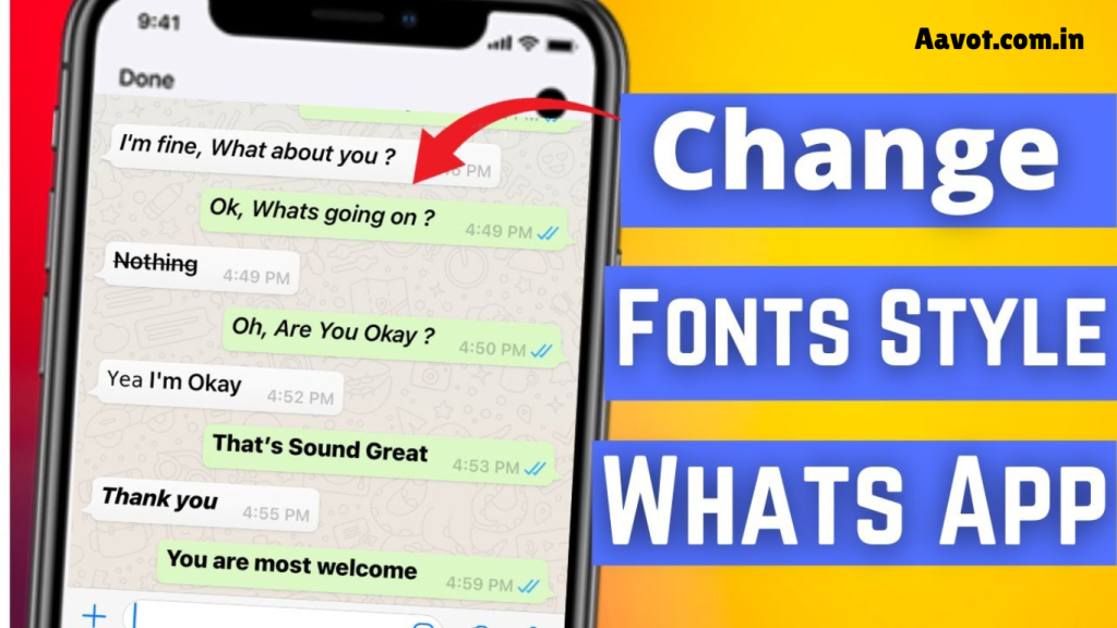 How to Change Font Style in WhatsApp